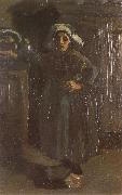 Vincent Van Gogh Peasant Woman Standing Indoors (nn04) painting